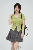 Women's Plus Size Summer Niche T-shirt Top Short Sleeve Top Women's Plus Size Summer Niche T-shirt Top Short Sleeve Top