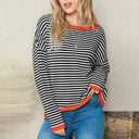 Fall and Winter Pure Cotton Fashion Drop-Shoulder Sweater Fall and Winter Pure Cotton Fashion Drop-Shoulder Sweater