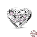 Zircon Heart Charm Pendant Sparkling Sterling Silver Jewelry Zircon Heart Charm Pendant Sparkling Sterling Silver Jewelry