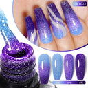 Winter Magic Nail Gel Kit: Mesmerizing Snowflake Art Winter Magic Nail Gel Kit: Mesmerizing Snowflake Art