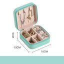 Portable Mini Jewelry Storage Box Travel Organizer Case Portable Mini Jewelry Storage Box Travel Organizer Case