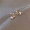 Sweet Cherry Charm Earrings Whimsical Korean Style Sweet Cherry Charm Earrings Whimsical Korean Style