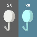 Self-Adhesive Wall Hooks Organize Home Easily No Drilling Self-Adhesive Wall Hooks Organize Home Easily No Drilling