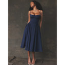 Mingmingxi Elegant Dress for Summer Pink Midi Dress Mingmingxi Elegant Dress for Summer Pink Midi Dress