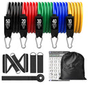 Ultimate 360lbs Resistance Bands Set For Home Gym Use Ultimate 360lbs Resistance Bands Set For Home Gym Use
