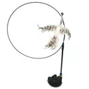Interactive Cat Stick Toy Premium Quality Feather Bell Bird Interactive Cat Stick Toy Premium Quality Feather Bell Bird