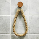 Beige Hemp Bathroom Rack Rustic Organizer Stand Storage Beige Hemp Bathroom Rack Rustic Organizer Stand Storage