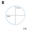 Replacement Silicone Gaskets for Pressure Cookers Sealing Rings Replacement Silicone Gaskets for Pressure Cookers Sealing Rings
