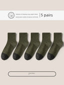 Mens Comfy Cotton Socks Breathable Moisture Wicking Fit Mens Comfy Cotton Socks Breathable Moisture Wicking Fit