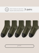 Men's Comfy Cotton Socks: Breathable Moisture-Wicking Fit Men's Comfy Cotton Socks: Breathable Moisture-Wicking Fit