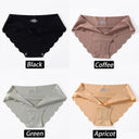 Silk Comfort Briefs Set: Luxurious Seamless Panties Women Silk Comfort Briefs Set: Luxurious Seamless Panties Women