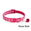Cartoon Paw Print Pet Collar with Safety Bell Adjustable Cartoon Paw Print Pet Collar with Safety Bell Adjustable