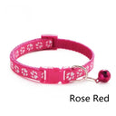 Cartoon Paw Print Pet Collar With Adjustable Safety Bell Cartoon Paw Print Pet Collar With Adjustable Safety Bell