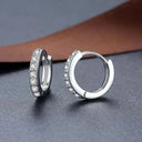 Starlight Elegance Sterling Silver Star Stud Earrings Zircon Starlight Elegance Sterling Silver Star Stud Earrings Zircon
