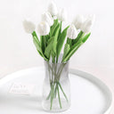 Artificial Tulip Bouquet: Vibrant Vase Decor for Weddings Artificial Tulip Bouquet: Vibrant Vase Decor for Weddings