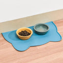 Pet Cat Bowl Mat Silicone Nonstick Waterproof Feeding Pad Pet Cat Bowl Mat Silicone Nonstick Waterproof Feeding Pad