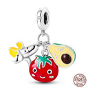 Charming Sterling Silver Red Heart Beads for Pandora Gifts Charming Sterling Silver Red Heart Beads for Pandora Gifts