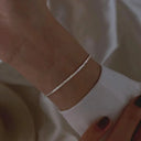 Silver Gypsophila Bracelet Set Women Wedding Jewelry Silver Gypsophila Bracelet Set Women Wedding Jewelry