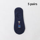 Adorable Cartoon Bear Non-Slip Ankle Slippers for Men Adorable Cartoon Bear Non-Slip Ankle Slippers for Men