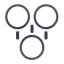 For Magsafe Magnetic Plate Ring Universal Metal Sticker Accessory For Magsafe Magnetic Plate Ring Universal Metal Sticker Accessory