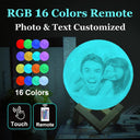 Moon Lamp: Customizable Photo Personalized Night Light Moon Lamp: Customizable Photo Personalized Night Light