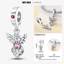 925 Silver Charm Bracelet with Zircon Pendant Beads DIY Jewelry 925 Silver Charm Bracelet with Zircon Pendant Beads DIY Jewelry