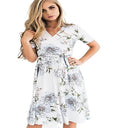 Bohemian Floral Chiffon Sundress Chic Summer Style Statement Bohemian Floral Chiffon Sundress Chic Summer Style Statement