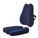 Ergonomic Memory Foam Seat Cushion and Back Pillow Set Ergonomic Memory Foam Seat Cushion and Back Pillow Set