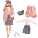 Barbie Doll Fashion Set Chic Coat and Dress for Dolls Barbie Doll Fashion Set Chic Coat and Dress for Dolls