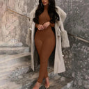 Sleek Black Turtleneck Jumpsuit Chic Winter Bodysuit Style Sleek Black Turtleneck Jumpsuit Chic Winter Bodysuit Style