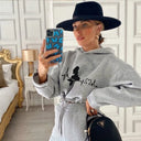 Sets for Women 2 Pieces Drawstring Women's Tracksuit 2024 Sets for Women 2 Pieces Drawstring Women's Tracksuit 2024