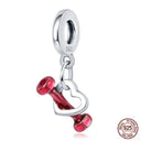 Sterling Silver Red Heart Beads for Pandora Jewelry Gifts Sterling Silver Red Heart Beads for Pandora Jewelry Gifts