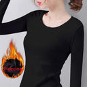 Stay Cozy & Chic Velvet Slim Fit Thermal Top O Neck Stay Cozy & Chic Velvet Slim Fit Thermal Top O Neck