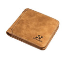 Slim Leather Hipster Wallet: Stylish Billfold with Compartments Slim Leather Hipster Wallet: Stylish Billfold with Compartments