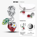 925 Silver Charm Bracelet with Zircon Pendant Beads DIY Jewelry 925 Silver Charm Bracelet with Zircon Pendant Beads DIY Jewelry