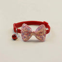 Pet Bow Bell Collar Elevates Furry Friend Style And Safety Pet Bow Bell Collar Elevates Furry Friend Style And Safety