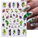 Succulent Blossom Nail Art Decals Blooming 3D Beauty Kit Succulent Blossom Nail Art Decals Blooming 3D Beauty Kit