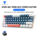 Mechanical Keyboard: Machenike K500-B61 Mini 60% 61 Keys RGB Mechanical Keyboard: Machenike K500-B61 Mini 60% 61 Keys RGB