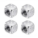 Aluminum Car Tire Valve Caps Stylish Airtight Covers Aluminum Car Tire Valve Caps Stylish Airtight Covers