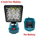 New LED Flashlight Outdoors Flood Lights For 18V Work Light New LED Flashlight Outdoors Flood Lights For 18V Work Light
