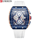 CURREN Chronograph Square Dial Men's Wristwatch Luxury Timepiece CURREN Chronograph Square Dial Men's Wristwatch Luxury Timepiece