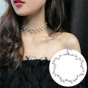 European Vintage Beaded Pearl Choker Necklace for Women European Vintage Beaded Pearl Choker Necklace for Women