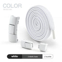 Elastic Press Lock Sneaker Laces Stylish No-Tie Flat Shoelaces Elastic Press Lock Sneaker Laces Stylish No-Tie Flat Shoelaces