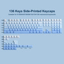 Polar Day Gradient Backlit Keycaps Set for Stylish Keyboards Polar Day Gradient Backlit Keycaps Set for Stylish Keyboards