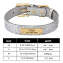 Personalized Sequin Dog Collar for Small to Medium Pets Personalized Sequin Dog Collar for Small to Medium Pets