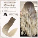Balayage Clip-In Hair Extensions Luxurious Human Hair Upgrade Balayage Clip-In Hair Extensions Luxurious Human Hair Upgrade
