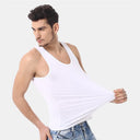Men's Casual Solid Cotton Tank Top Fashionable Fitness Vest Men's Casual Solid Cotton Tank Top Fashionable Fitness Vest
