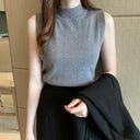 Heilar Green Knit Tank Tops Versatile Chic Summer Style Heilar Green Knit Tank Tops Versatile Chic Summer Style