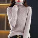 Merino Wool Cashmere Winter Sweater Cozy Elegance Cold Days Merino Wool Cashmere Winter Sweater Cozy Elegance Cold Days