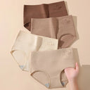 4 Pcs High Waist Womens Panties Body Shaper Plus Size Briefs 4 Pcs High Waist Womens Panties Body Shaper Plus Size Briefs